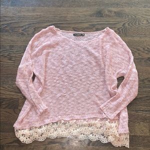 Pink sweater
